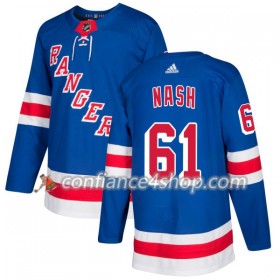 Adidas Maillot de Hockey New York Rangers Rick Nash 61 2017-2018 Royal Authentic - Homme